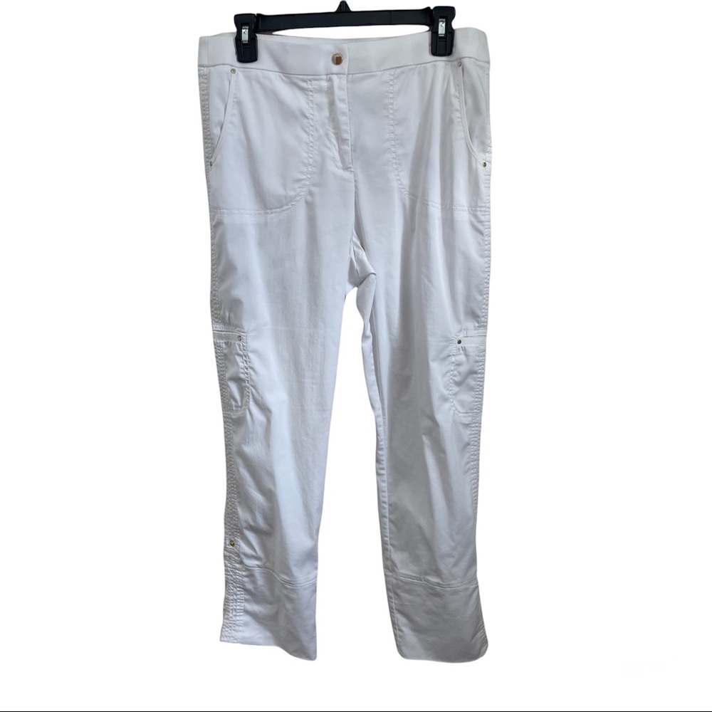 Chico’s Women’s White Crop Pants